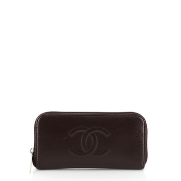 Chanel Timeless CC Zipped Wallet Caviar Long