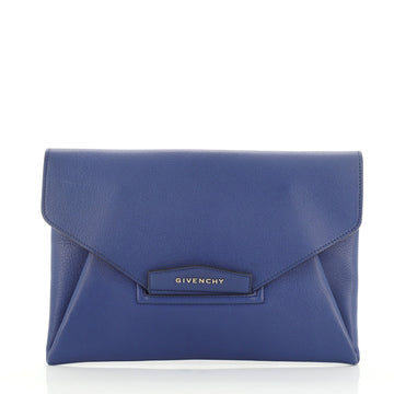 Givenchy Antigona Envelope Clutch Leather Medium