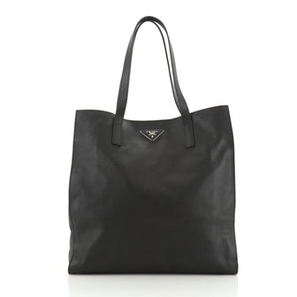 Prada Convertible Soft Shopping Tote Saffiano Leather Medium