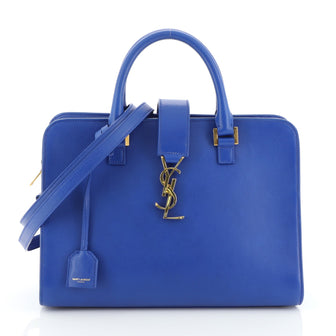 Saint Laurent Monogram Cabas Leather Small