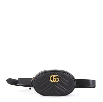 Gucci GG Marmont Belt Bag Matelasse Leather 