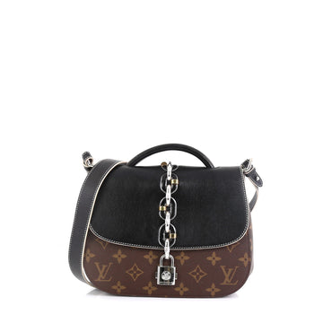 Louis Vuitton Chain It Handbag Monogram Canvas with Leather PM