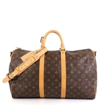Louis Vuitton Keepall Bandouliere Bag Monogram Canvas 45