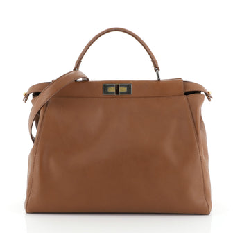 Fendi Peekaboo Bag Soft Leather Large