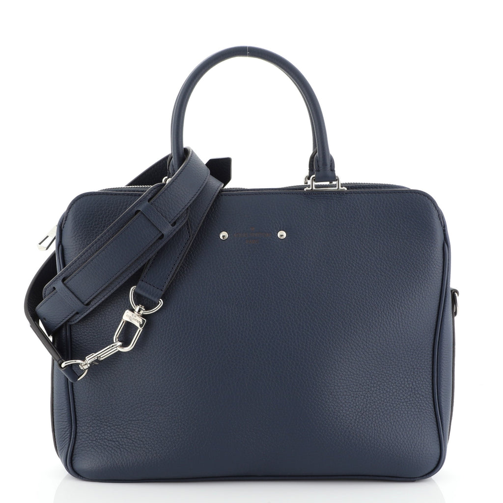 Louis Vuitton Armand Briefcase Taurillon Leather Black 464992