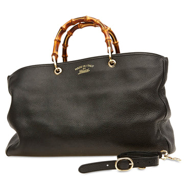Gucci Bamboo Shopper Tote Leather Large