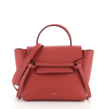 Celine Belt Bag Textured Leather Micro