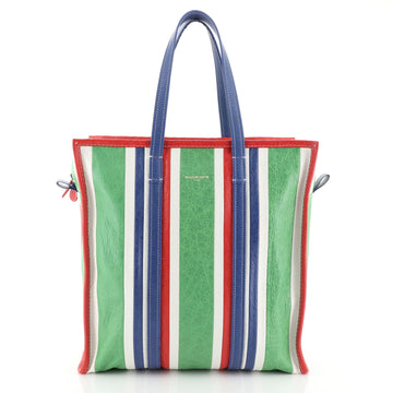 Balenciaga Bazar Tote Striped Leather Medium