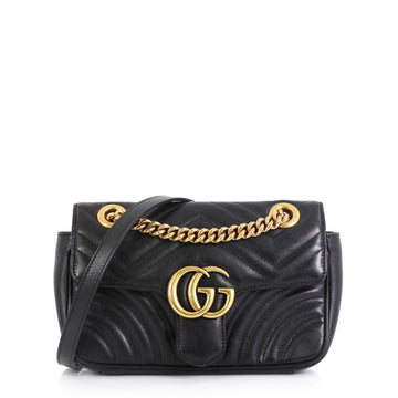Gucci GG Marmont Flap Bag Matelasse Leather Mini