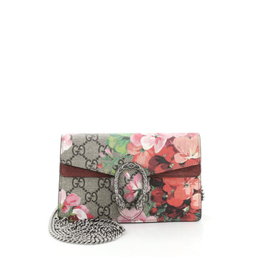 Gucci Dionysus Bag Blooms Print GG Coated Canvas Super Mini