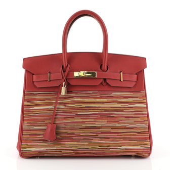 Hermes Birkin Handbag Vibrato and Togo 35