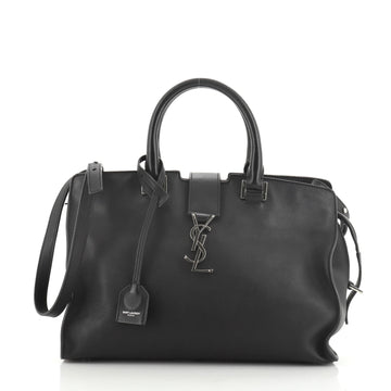 Saint Laurent Monogram Cabas Leather Small