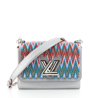 Louis Vuitton Twist Handbag Limited Edition Stitched Epi Leather