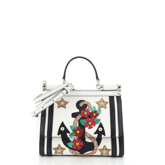 Dolce & Gabbana Sailor Miss Sicily Bag Patchwork Leather Small