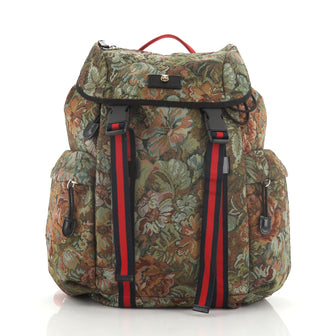 Gucci Techpack Backpack Printed Canvas 