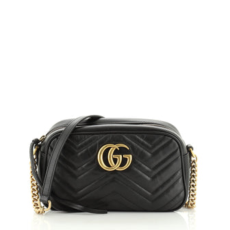 Gucci GG Marmont Shoulder Bag Matelasse Leather Small
