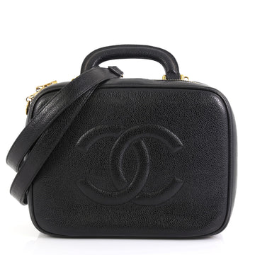 Chanel Vintage Timeless CC Vanity case Caviar Small