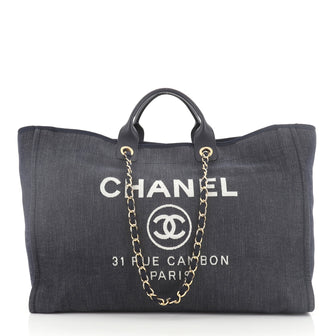 Chanel Deauville Tote Denim XL