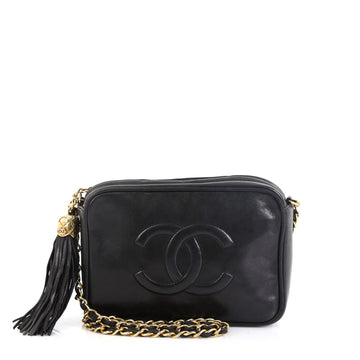 Chanel Vintage Timeless Camera Tassel Bag Lambskin Mini