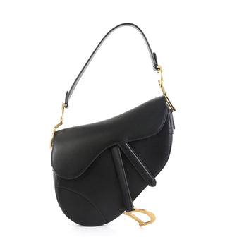 Saddle Handbag Leather Medium