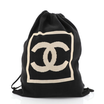 Chanel Sport Line Drawstring Backpack Jersey 