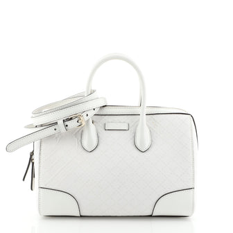 Gucci Bright Convertible Boston Bag Diamante Leather Small