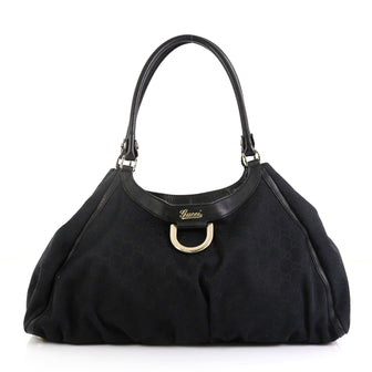 Gucci D Ring Hobo GG Canvas Large