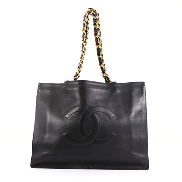 Chanel Vintage CC Chain Tote Lambskin XL