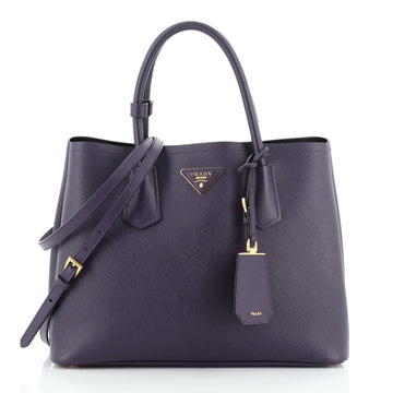 Prada Cuir Double Tote Saffiano Leather Medium
