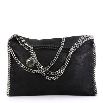 Stella McCartney Falabella Fold Over Bag Shaggy Deer 