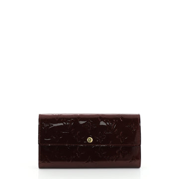 Sarah Wallet Monogram Vernis