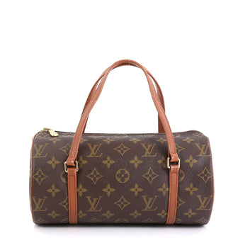Louis Vuitton Papillon Handbag Monogram Canvas 26