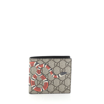 Gucci Flap Card Case Printed GG Coated Canvas 