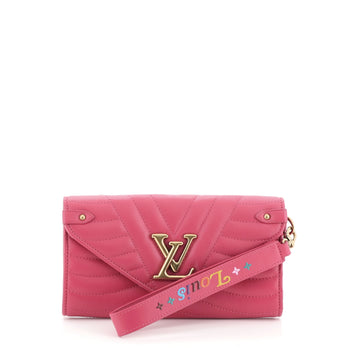 Louis Vuitton New Wave Long Wallet Quilted Leather 