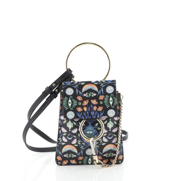 Chloe Faye Bracelet Crossbody Bag Printed Leather Mini