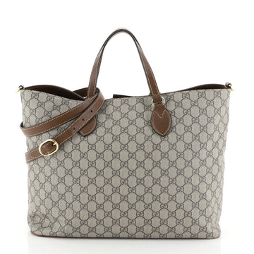 Gucci Convertible Soft Tote GG Coated Canvas Medium