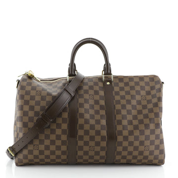 Louis Vuitton Keepall Bandouliere Bag Damier 45