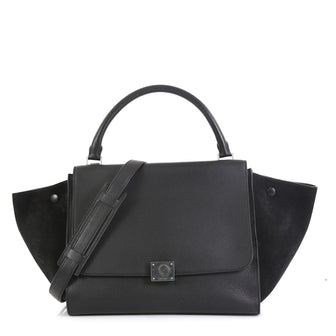 Celine Trapeze Handbag Leather Medium