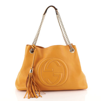 Gucci Soho Chain Strap Shoulder Bag Leather Medium