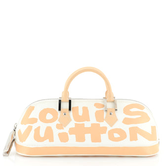 Louis Vuitton Alma Handbag Limited Edition Graffiti Leather Horizontal