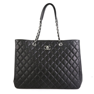Chanel Classic CC Shopping Tote Quilted Calfskin Large