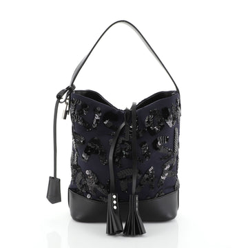 Louis Vuitton NN14 Spotlight Bucket Bag Sequin Graffiti Monogram Nylon GM