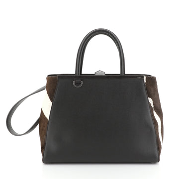 Fendi 2Jours Bag Pony Hair and Leather Large