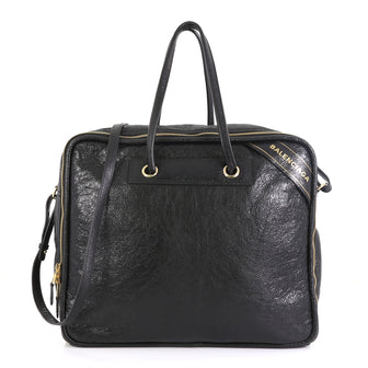 Balenciaga Blanket Square Bag Leather Large