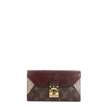 Louis Vuitton Majestueux Wallet Monogram Canvas and Exotics 