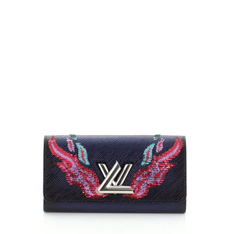 Louis Vuitton Twist Wallet Epi Leather with Sequins 