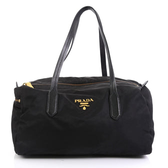 Zip Satchel Tessuto Medium