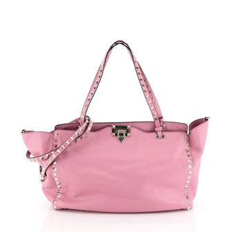 Valentino Rockstud Tote Soft Leather Medium