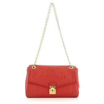 Louis Vuitton Saint Germain Handbag Monogram Empreinte Leather PM