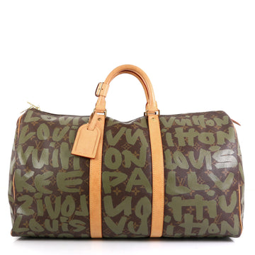 Louis Vuitton Keepall Bag Limited Edition Monogram Graffiti 50